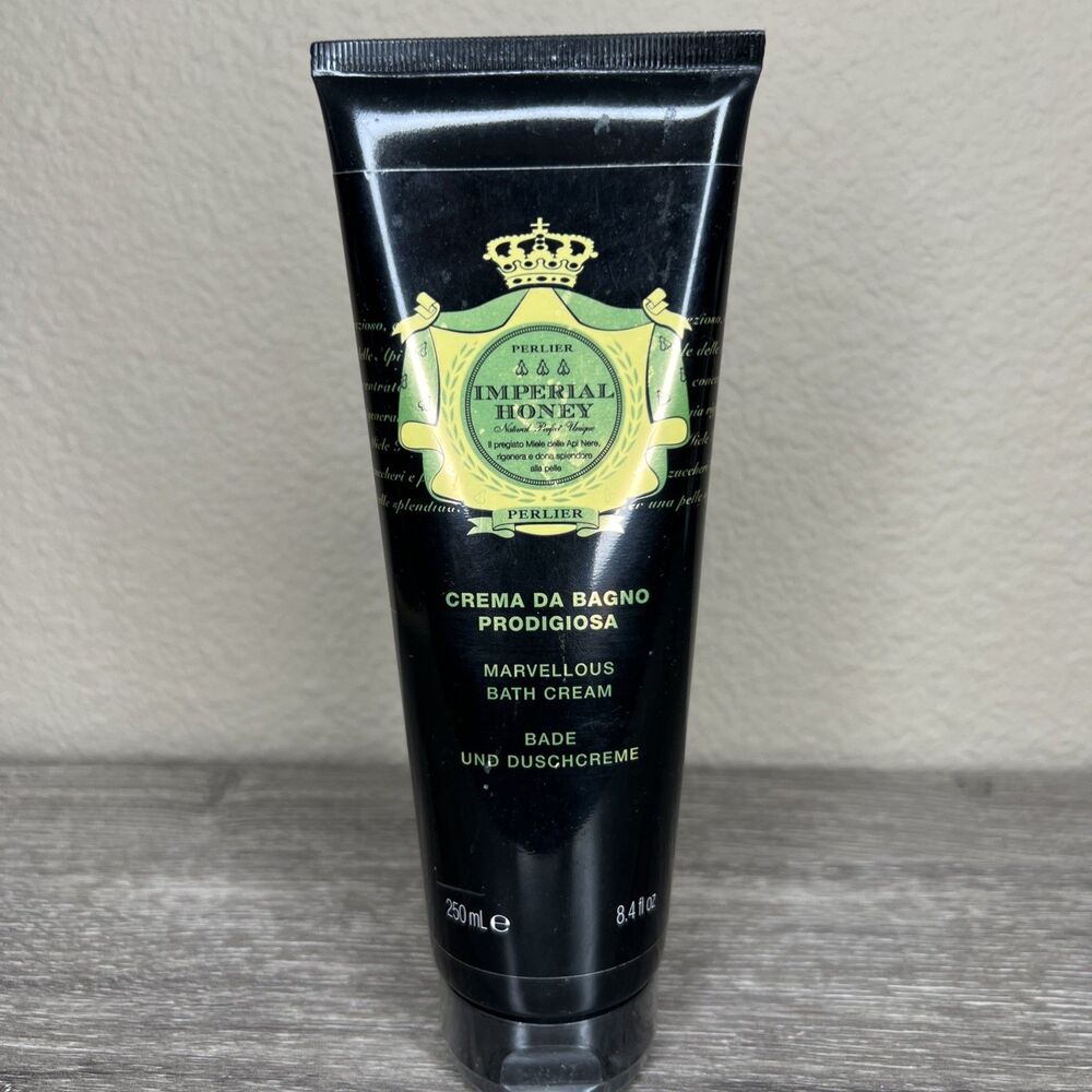 Perlier Imperial Honey Marvellous Bath Cream 8.4 OZ. New Sealed